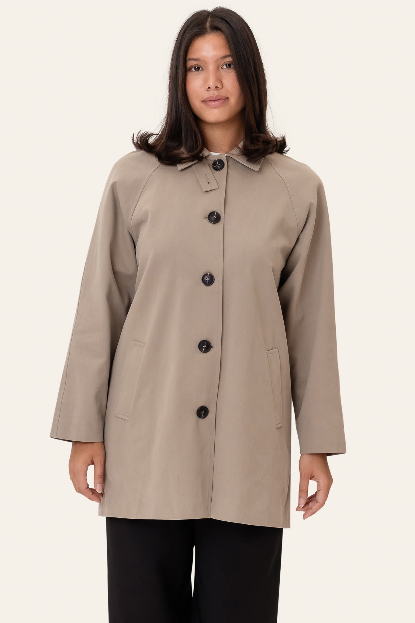 KarlaIC Trenchcoat - Dusty Green