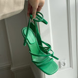 QQ-80 Milan Heels - Green